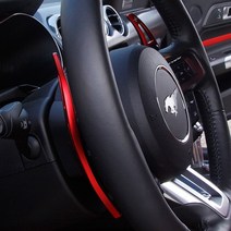 JS automotive 포드 머스탱 패들쉬프트 기어 연장킷 몰딩 차량 실내 인테리어 카악세사리 용품 전용 튜닝, 그레이