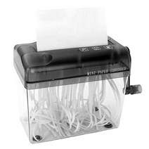 가정용파쇄기 종이 서류 파세기 쇄절기 세절기 mini hand shredder 휴대용 분쇄기 a6 manual shredder 문서 절단 도구 홈 오피스 데스크탑, 처럼