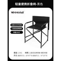 캠핑 영화감독 의자 경량 접이식 낚시 체어 등받이, 블랙ㄹ