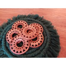 해바라기우드링 나무 고리 링 행잉플랜트 드림캐쳐 DIY 마크라메 행거 만들기 독학 재료 [라무통위빙]