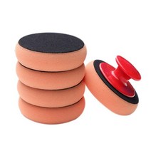 세차 왁스 광택 패드 연마 스폰지 자동차 청소 천 마이크로 화이버 어플리케이터 왁싱, 01 6pcs set, 6pcs sponge set
