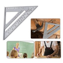 직각자 폴딩 사각 각도기 정사각형 눈금자 세트 키트 300mm (12 ") 조정, 협력사, 04 Aluminum Triangle