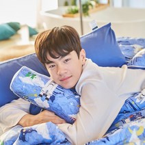 엘림코리아 아기 뒤집기 방지 쿠션 꿀잠베개, 로켓맨