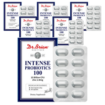 닥터브라이언 인텐스 프로바이오틱스 100 + 휴대용 약통 증정, 30캡슐, 6개