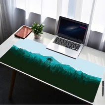 야구 스트라이커존 그물망 네트 피칭 배팅 연습 Deep forest firewatch 노트북 게이머 마우스 패드 게임용 대형 깔개 잠금 장치 키보드 70x30 cm CSGO LOL, firewatch (39)+350x600x2mm