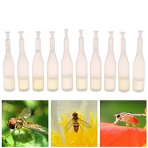 멧돼지퇴치기 포획틀 야생동물 1 10pcs 가방 과일 파리 유인제 2ml 트랩 미끼 떼, 10개