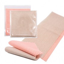Kimspp 물결행주(중) 행사용 브라운/레드오렌지 (벌크/반포장/완포장) 홍보용 판촉용행주 33x35cm, 레드오렌지(반포장)