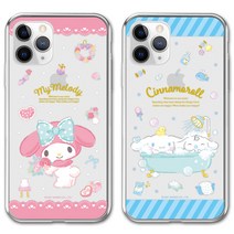 COZY 정품 산리오캐릭터즈 해피니스룸 투명젤리케이스 LG V50 V40 V30 벨벳 G8 G7 G6 Q51 Q6 Q7 Q8 X4 X2 X6 2019 X5