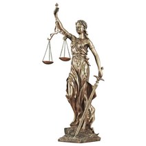 고급 정의의 여신상 변호사 사무실 로스쿨 장식품, 대형 콜드 캐스트 청동 행운의 여신, 대형 콜드 캐스트 청동 행운의 여신