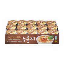우리쌀 즉석 컵누룽지 현미30% 간편 누룽지컵 두번구워 더 구수한 누룽지, 33g, 15개