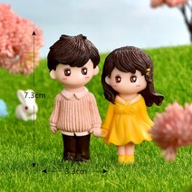 미니어쳐 가구 음식 미니어처집 집만들기 로맨틱 연인 미니어처 인형 요정 정원 달콤한 피규어 웨딩 발렌, 18 H2