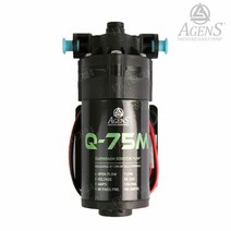 아겐스펌프 Q-75M 소형 1/4 니쁠형 DC24V [분당 1L] 자흡거리 50, 단품