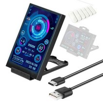 3.5 인치 IPS 디스플레이 화면 TYPE-C USB 보조 컴퓨터 CPU GPU RAM HDD 모니터 수평 수직 스위치, 스페인_유형 1