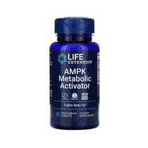 라이프 익스텐션 AMPK 메타볼릭 액티베이터 베지테리안 타블렛 30정 AMPK Metabolic Activator, 1개, 기본