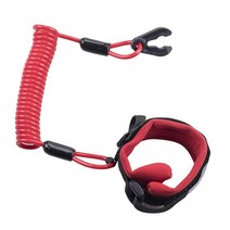 보트하드웨어나사 잠금 걸쇠 1pc 해양 선외기 엔진 모터 킬 스톱 스위치 야마하 제트 스키 2-425hp 키 로프 알림 로프 비상 정지, 두꺼워진 부분