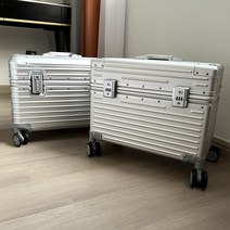카메라 케이스 알루미늄 충격방지 저소음 하드캐리어, 21인치 매트 티타늄 골드
