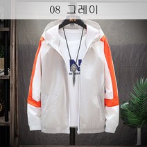 OKUKY 내피 낚시복 낚시의류 남녀 여름낚시복 남성 초박막차단 맨투맨 야외 스킨트렌치코트, 08 그레이