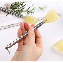 썬더 휴대용 4단 안테나 효자손 접이식 길이조절 스텐 미니효자손 등긁개, 1개