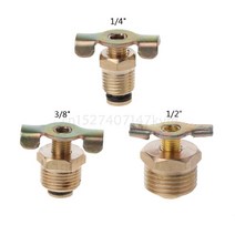 보일러배관 보일러밸브 NPT 1/4 "3/8" 1/2 "솔리드 황동 드레인 밸브 압축기 에어 탱크 포, 03 1/4