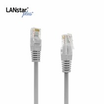 랜스타 CAT.5E UTP 28AWG 다이렉트 랜 케이블 UTP케이블 0.5M 그레이 LSP-5UTPD-0.5MG