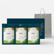 솔잎차 티백 국내산 솔잎 pine tea 사무실 회사 차 솔차 소나무잎 선물 세트 명절 추석 설날 차선물, 4박스, 20티백*3