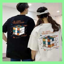 포텐만발 여성 남성 의류 빅사이즈 반팔 티셔츠 면 100% 티 봄 여름 플러스사이즈 임부복 통통 오버핏 데일리룩 커플티 남여공용