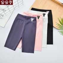 여아 5부 팬츠 여름 아웃도어 키즈 스키니 트레이닝 반바지 상어 가죽 바비 요가 여아 레깅스