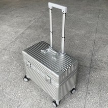 기내용 캐리어 대용량 여행 가방 전체 알루미늄 마그네슘 합금 사진 상부 플립 수평 버전
