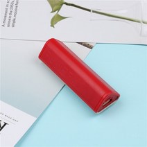 파워뱅크 자작배터리 캠핑용배터리 DIY 5000mah 보조베터리 18650 키트 배터리 충전기 상자 케이스 모바일, 빨간, 1개