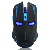 버티컬 무선마우스 CHUYI 접이식 블루투스 사일런트 아크 레이저 인체공학Armor-Iron Man 무선 마우스 Ina, 02 Black, 한개옵션1