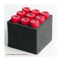 스크류캡 바이알 40ml 엠버 QEC VOA Vial 보관용기 갈색 1팩 9개, 1개