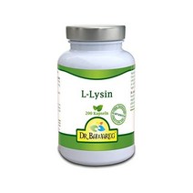 L라이신 첨가물 200 Veg. 캡슐 350mg 퓨어 파우더 바워그 박사