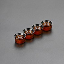 기타 손잡이 12 앵글 블랙 코너 버튼 모자 교체 부품 액세서리 드롭 쉬핑 4 개