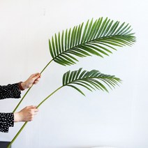 달리베리 보태니칼 썸머 야자수 잎가지 아레카 그리너리, 대