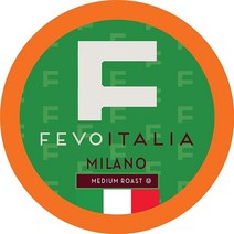 Fevo Italia 커피 포드 밀라노 2.0 K-Cup 브루어와 호환 100개입, Milano - Medium Roast _100 Cou