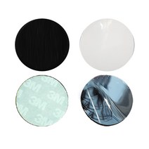 하이셀 초강력 소형 원형 겔패드 양면 테이프 다용도 고정 젤 겔 흡착 나노, 65mm(2개)_양면겔패드투명