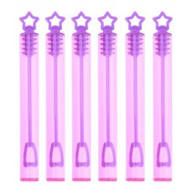 6 스타 심장 빈 거품 비누 병 웨딩 생일 파티 장식 장난감 제조 업체 야외, [07] Purple