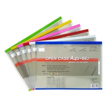 다산사무기 열린케이스 A4 서류정리 문서보관, 가로형, 청색