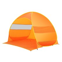 세컨드스텝앙코르 던컨팜파 빅돔s 새턴2룸 투룸 모닥 텐트 특별 클리어런스 1 초간 비치, 3 개의 주황색 나비 천막