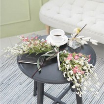 벽장식 인테리어소품 플라워 리본 가랜드 홈데코 홈파티 카페개업선물 가게 거실, 핑크