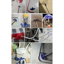 파이프 벤딩기 수동 파이프 벤더/튜브 벤딩 머신 온실 다기능 벤더 아연 도금 철 강관, 07 C Model 32mm