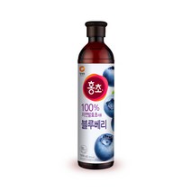 청정원 홍초 100% 자연발효초사용 블루베리, 3개, 900ml