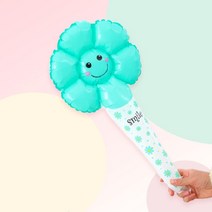[파티지] 손풍선 모음 스틱풍선 막대풍선, N_B_마카롱 꽃 손풍선_민트