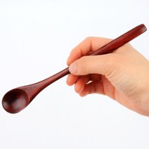 나무 숟가락 옻수저 우드 티스푼 긴 스푼 커피 수저