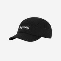 [정품] 슈프림 울 캠프캡 블랙 - 21FW Supreme Wool Camp Cap Black