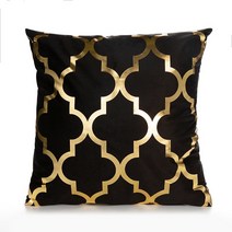 45cm 스탬핑 골드 Pillowcase 레트로 유럽 스타일 소파 쿠션 커버 홈 장식 짧은 플러시 베개 침대 자동차, 03 빨간