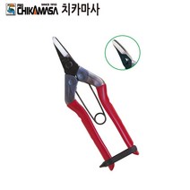 치카마사 CHIKAMASA 곡선 원예가위 치카마사S-200 화훼가위, 1개