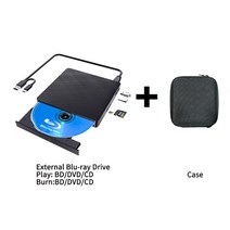 블루레이odd 블루레이플레이어 외장ODD 외장 Bluray 드라이브 3D 블루레이 버너 리, 03 BWBD Black-Case