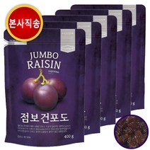 점보 건포도 400g x 5봉 프리미엄 점보건포도 정품 본사직송, 1세트, 2kg(400g x 5봉)