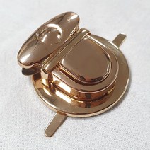 털실나라 [집게형] 원형 버튼 잠금장식 소·중·대, [집게형]골드[소]